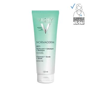 Vichy Normaderm 3 in 1 Cleanser, Scrub & Mask
