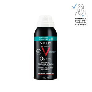 Vichy Homme 48 Hour Anti-Perspirant Optimal Tolerance Deodorant Spray for Men