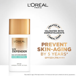 L'Oreal Paris UV Defender Sunscreen SPF50+/PA++++  - Shine Control