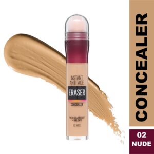 Maybelline New York Instant Age Rewind Eraser Dark circles treatment, Multi-Use Concealer 02