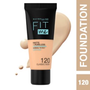 Maybelline New York Fit Me Matte + Poreless Liquid Foundation120