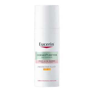 Eucerin DermoPurifyer Oil Control Protective Face Fluid for Post-Acne Marks Protection, UVA & UVB Protection, SPF 30