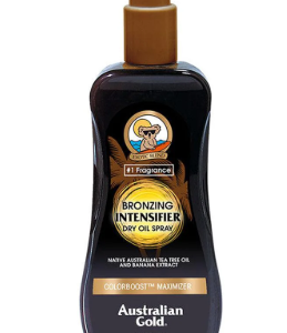 Australian Gold Bronzing Intensifier Dry Oil Spray 237ml – Fast Dark Natural Tan Emerald Bay