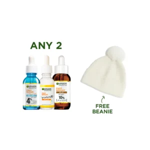 Garnier Routine Serum Duo Bundle At 20% Off + Free Beanie